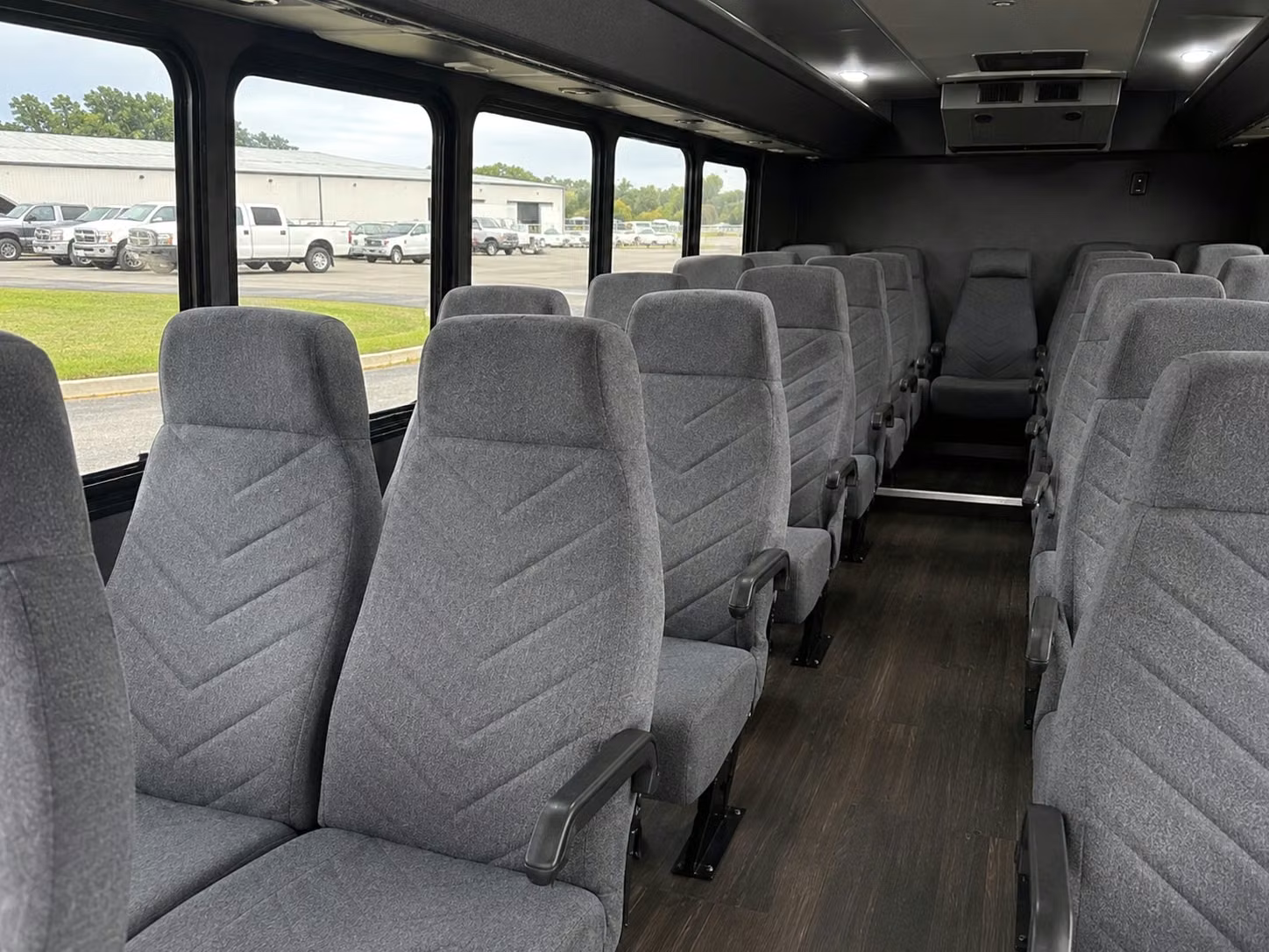 15 passenger minibus inside