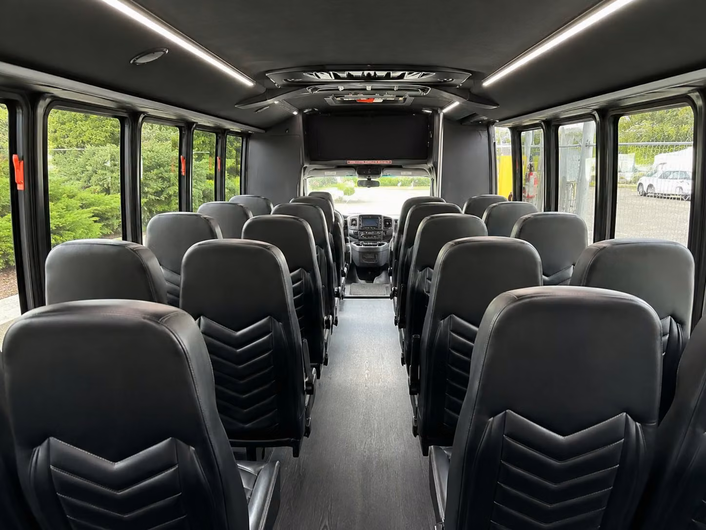 18 passenger minibus interior