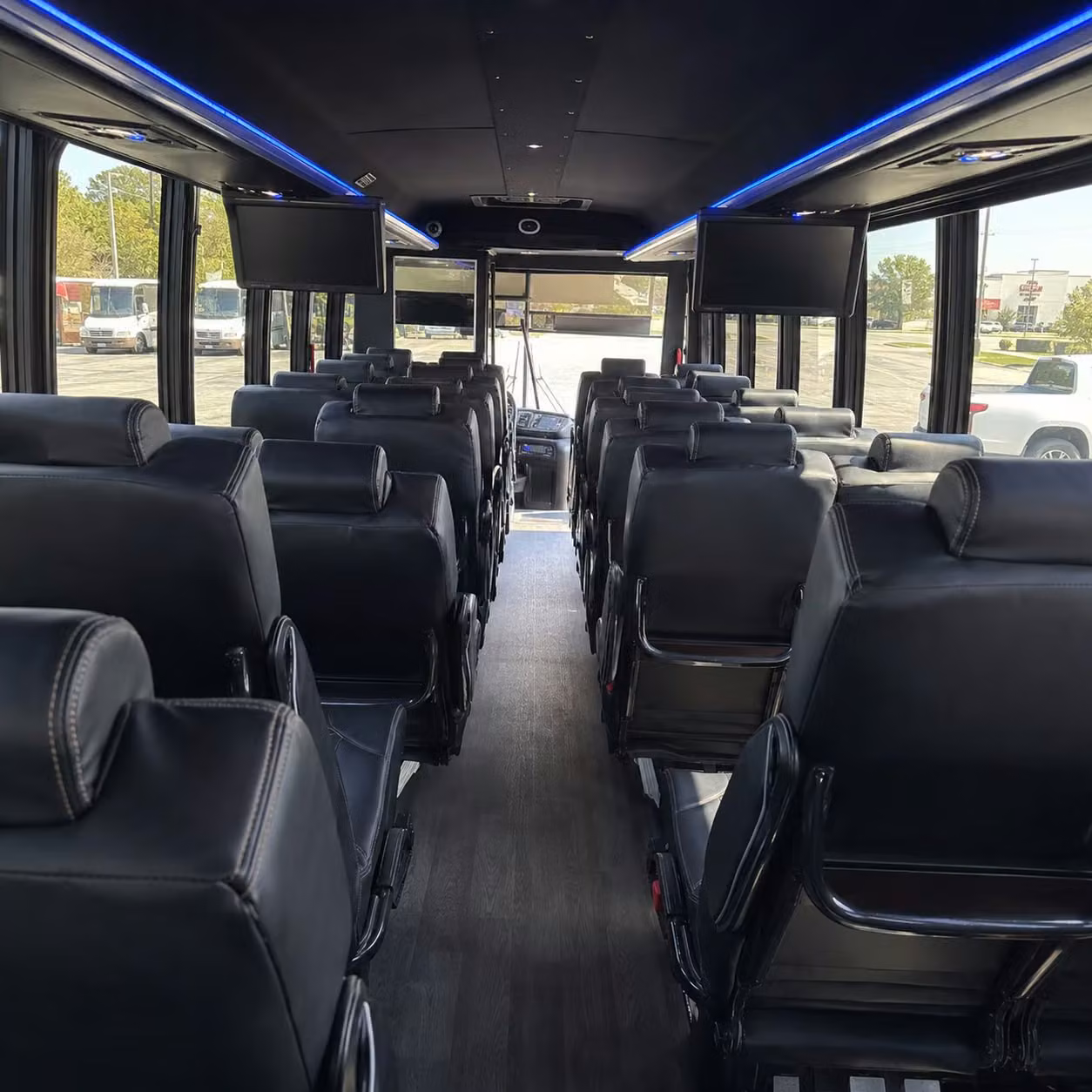 25 passenger minibus interior