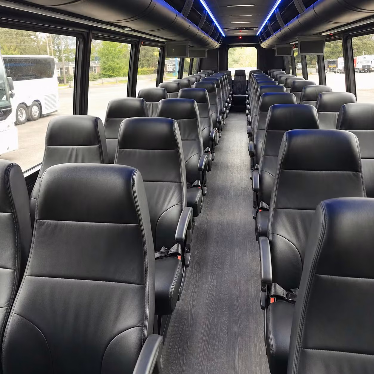28 passenger minibus inside