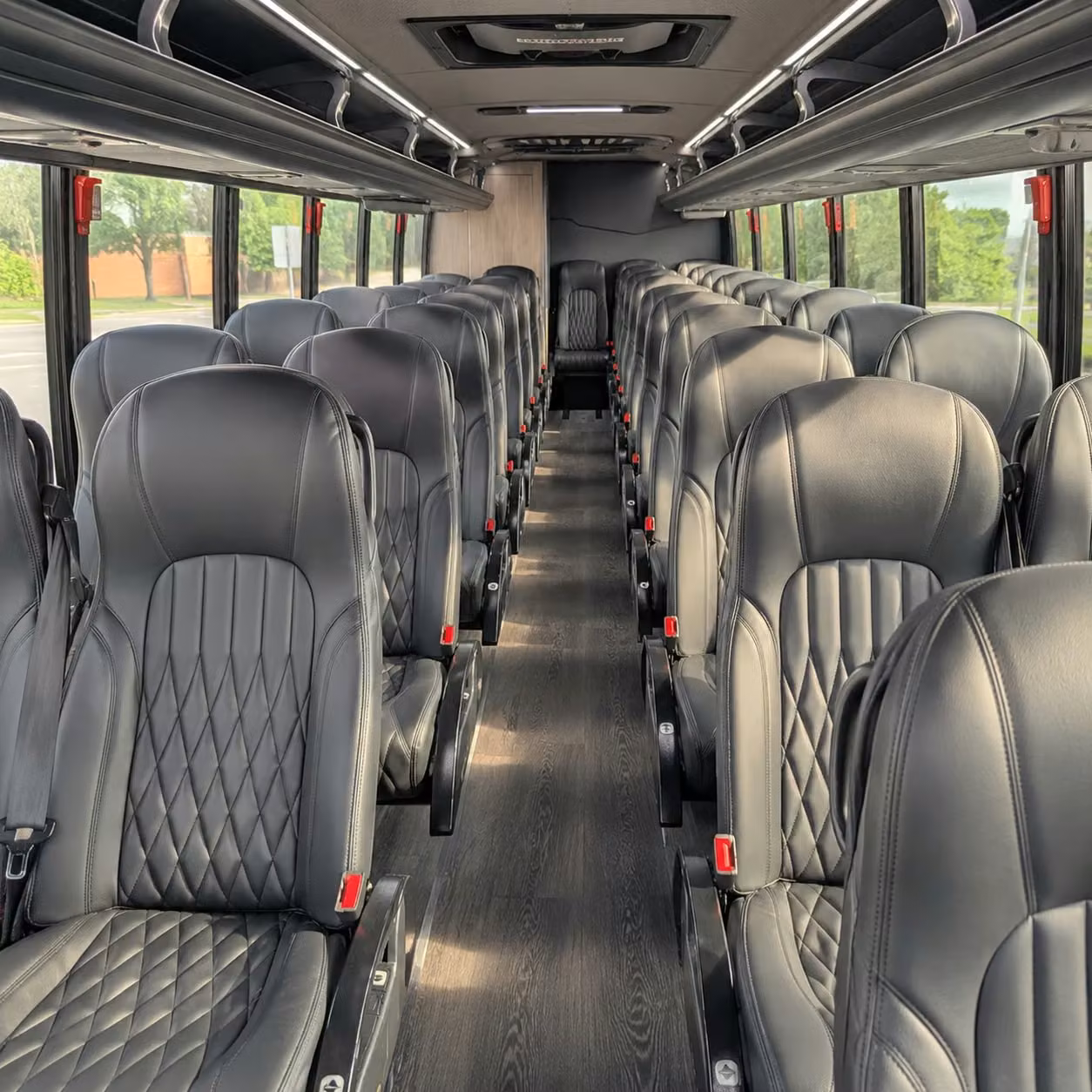 30 passenger minibus interior