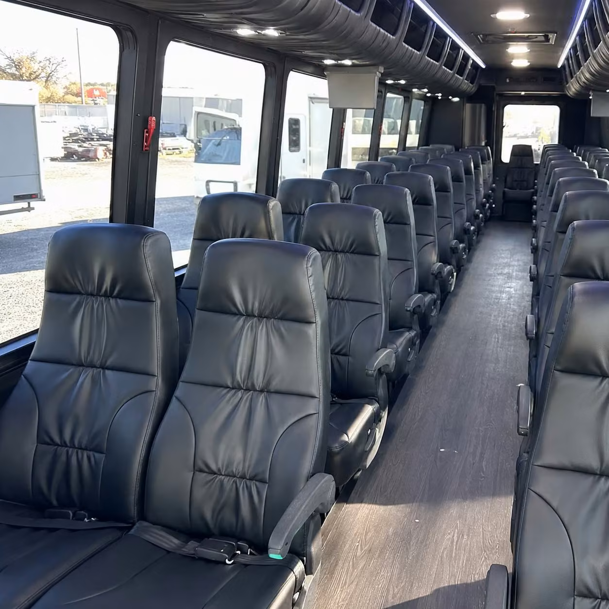 35 passenger minibus inside