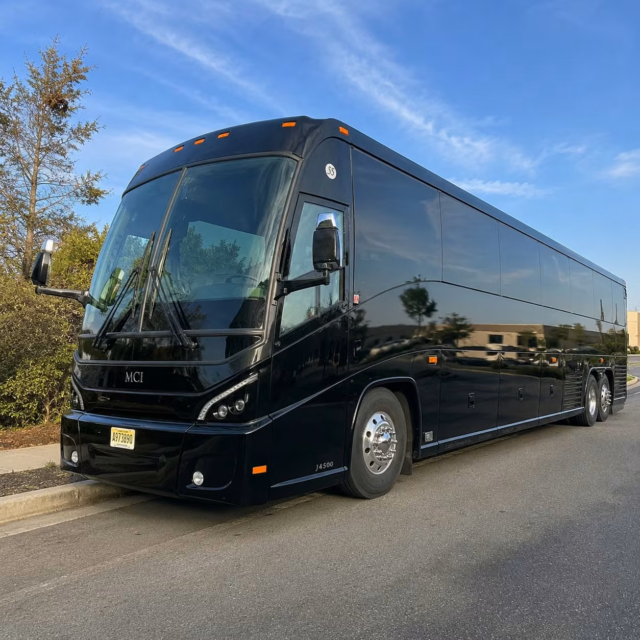 56 passenger charter bus