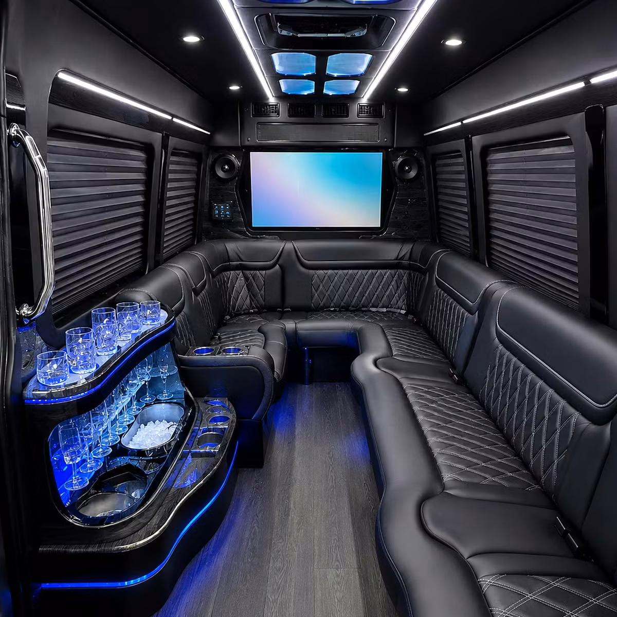 party bus interior