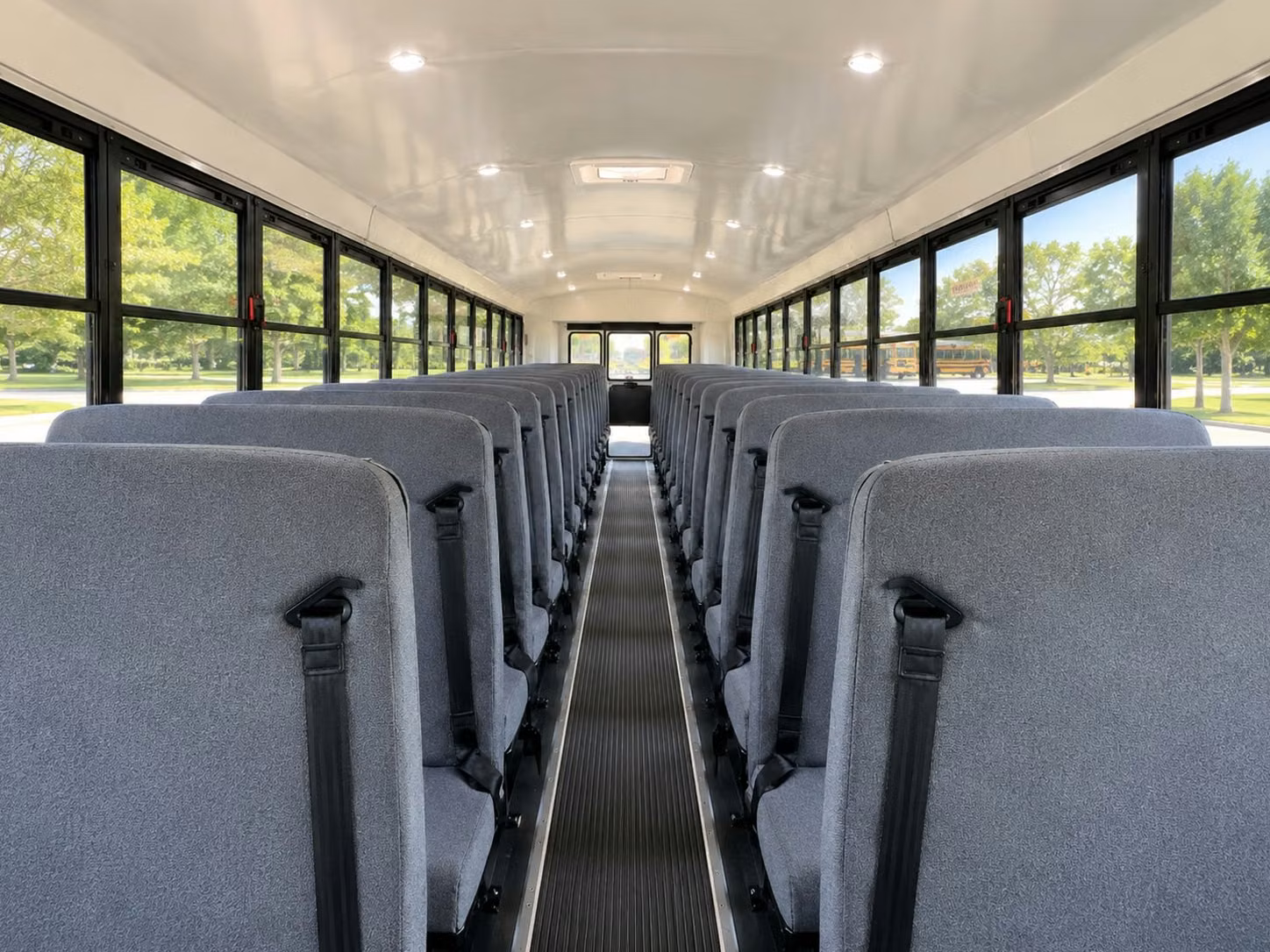 school bus interior
