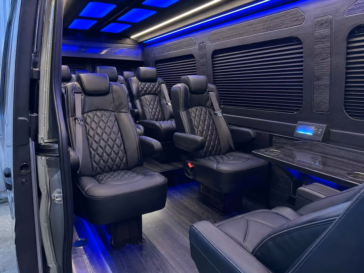 sprinter van transportation for groups and events across redwood city