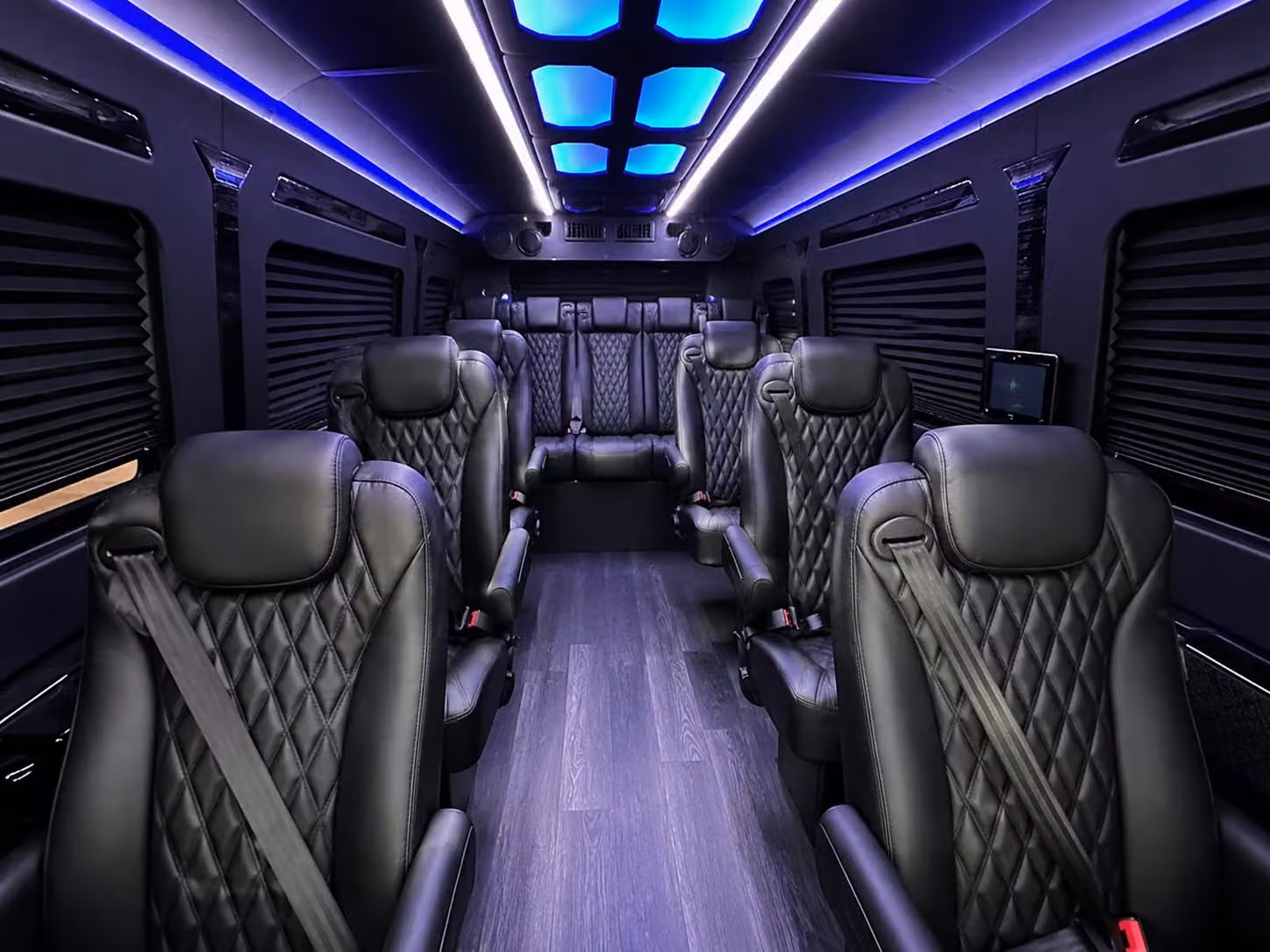 sprinter van with driver interior